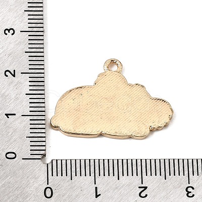 Alloy Enamel Pendants AL-CBA2C8B-01B-G-1