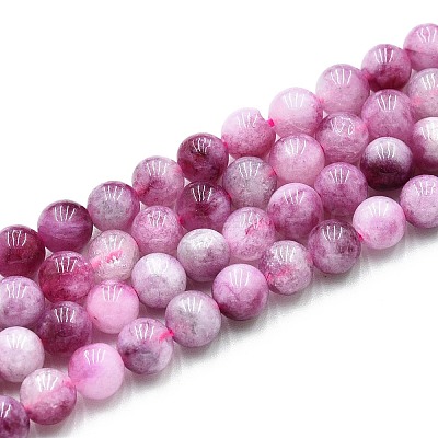 Natural Quartz Beads Strands G-N355-6mm-08-1