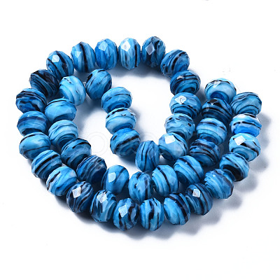 Handmade Lampwork Beads Strands LAMP-T007-12B-1