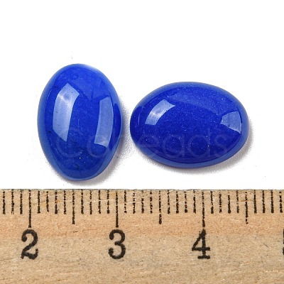 Dyed Natural White Jade Cabochons G-B070-03-1