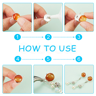 Unicraftale DIY Stud Earring Findings Making Kits DIY-UN0002-27S-1