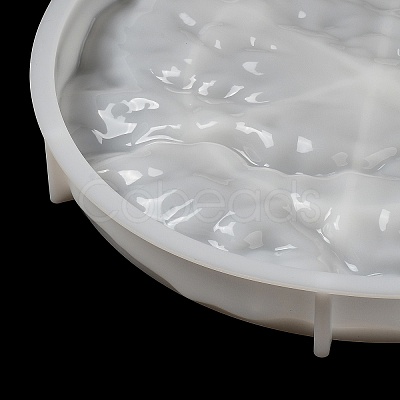 Ocean Wave Effect Flat Round Jewelry Plate DIY Silicone Molds LS-SIMO-C008-02B-1