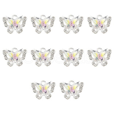 10Pcs Alloy Pendants FIND-YW0009-29D-1