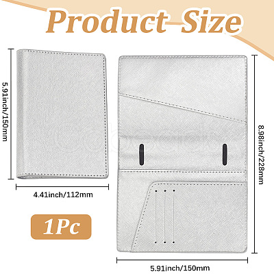 Imitation Leather Passport Cover ABAG-GF0001-52A-1
