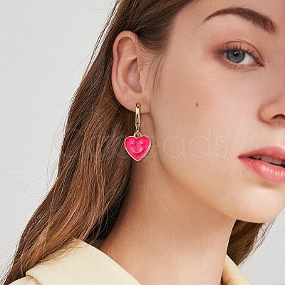 64Pcs 16 Style Alloy Enamel Charms ENAM-SZ0002-56-1