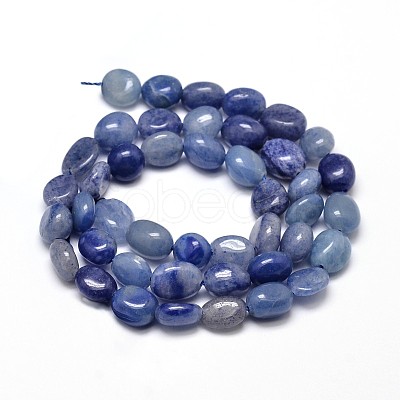 Natural Dumortierite Quartz Nuggets Beads Strands G-J335-34-1