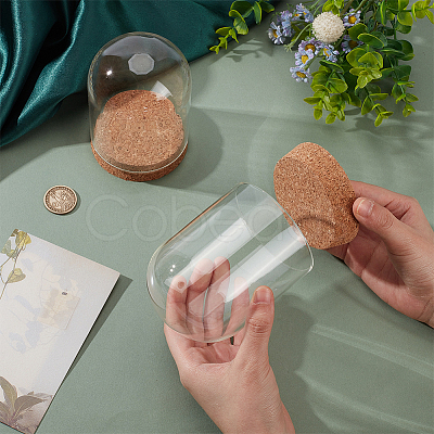 Glass Dome Cover DJEW-WH0043-64B-1