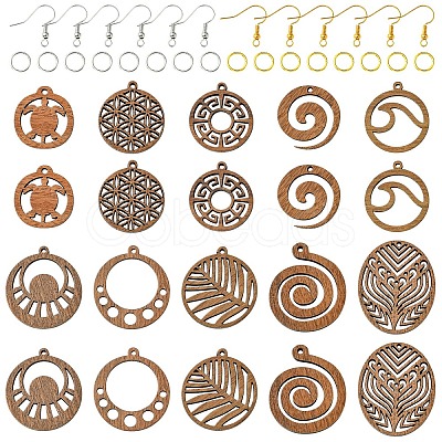 DIY Dangle Earring Kits DIY-YW0012-01B-1