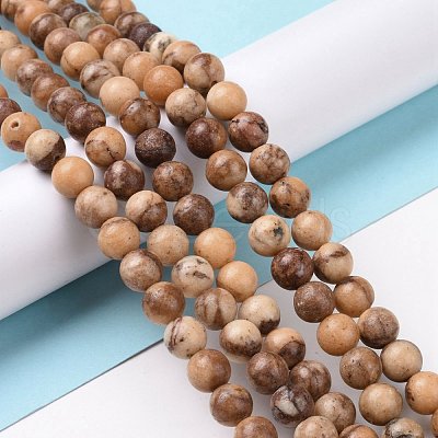 Natural Orange Calcite Beads Strands G-E185-04B-1