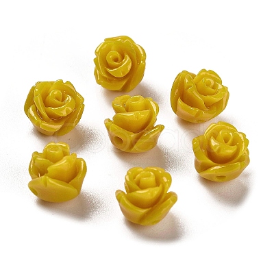 Synthetic Coral Carved Beads CORA-H003-01B-22-1