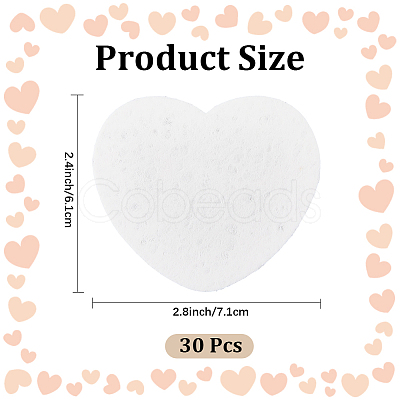 30Pcs DIY Blank Paint Sponges DIY-CP0013-84-1