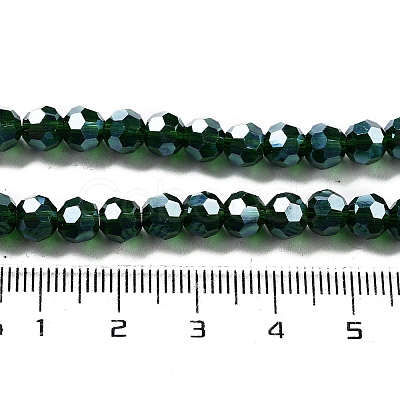 Electroplate Transparent Glass Beads Strands LS-EGLA-A035-T6mm-A10-1