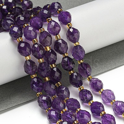 Natural Amethyst Beads Strands G-N342-54-1