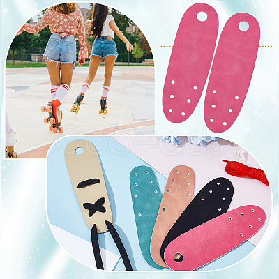 Suede Flat Toe Guard Protectors LS-AJEW-WH0270-860B-05-1