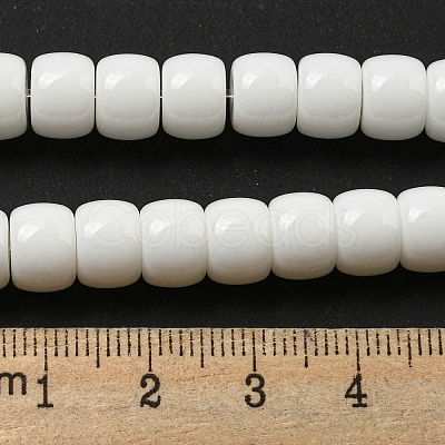 Opaque Glass Beads Strands X-GLAA-NH0002-B05-1