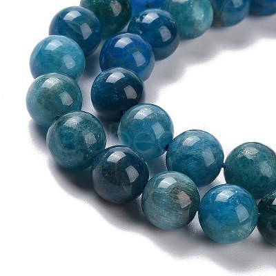 Natural Apatite Beads Strands G-P132-04-8mm-1