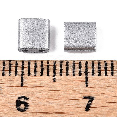 2-Hole Baking Paint Glass Seed Beads SEED-S023-17C-28-1