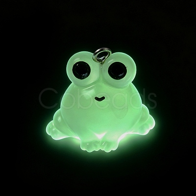 Luminous Transparent Resin Pendants RE-CBAD0A2-01P-1