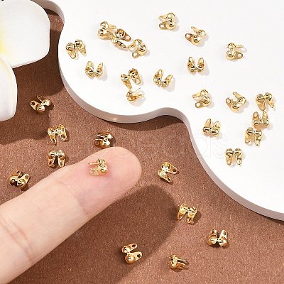 SHEGRACE Brass Bead Tips XGR0056G-62G-1