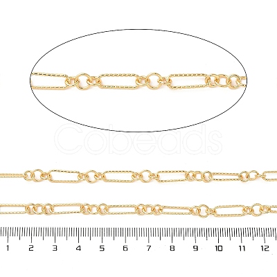 Alloy Oval Link Chains LCHA-L002-06G-1