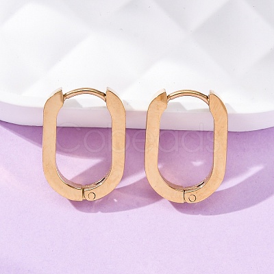 304 Stainless Steel Huggie Hoop Earrings STAS-H156-11A-G-1