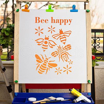 PET Plastic Drawing Painting Stencils Templates DIY-WH0284-007-1