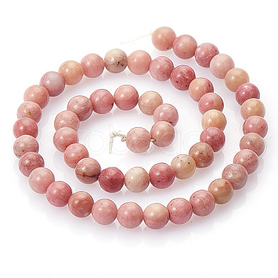 2 Strands Natural Rhodochrosite Beads Strands G-GO0001-11B-1