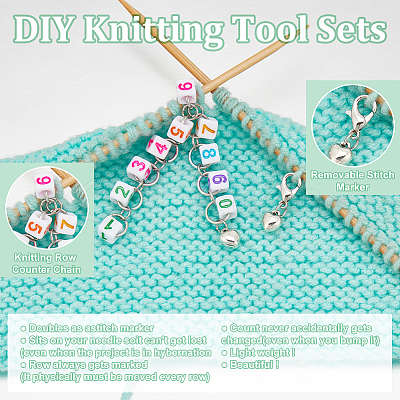 DIY Knitting Tool Sets HJEW-NB00143-1