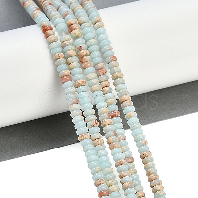 Synthetic Shoushan Stone Beads Strands G-K343-C29-01-1