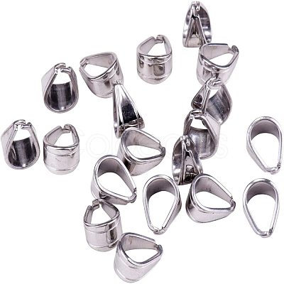 304 Stainless Steel Pinch Bails STAS-PH0002B-07P-1