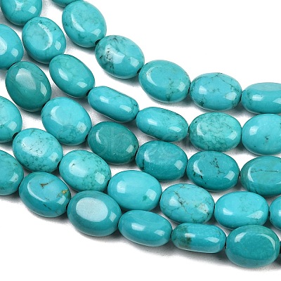 Natural Magnesite Beads Strands G-Z143-E01-01C-1