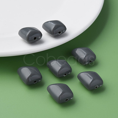 Opaque Acrylic Beads MACR-S373-15A-A03-1