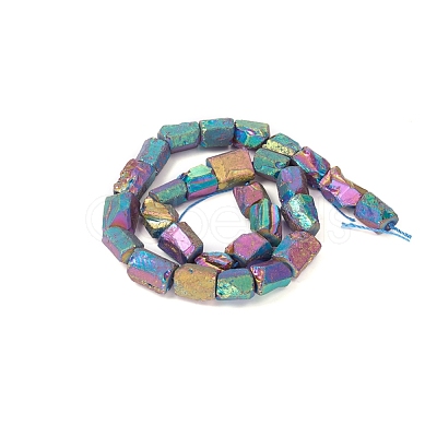 Electroplated Natural Quartz Crystal Beads Strands G-D0009-01B-05-1