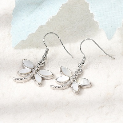 Rack Plating Brass Dangle Earrings for Women KK-CBA69D1-01P-02-1