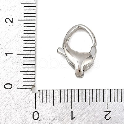 316 Stainless Steel Lobster Claw Clasps STAS-C154-02B-P-1