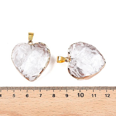 Light Gold Brass Glass Pendants GLAA-N001-24A-1