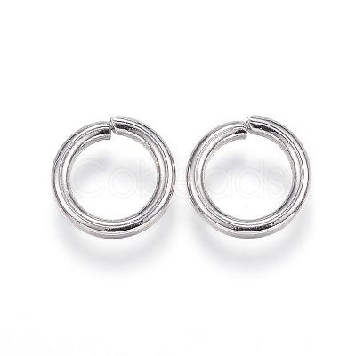 Tarnish Resistant 304 Stainless Steel Open Jump Rings STAS-E113-11P-1
