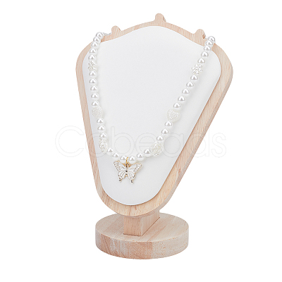 Wooden Necklace Display Stands NDIS-WH0003-024-1