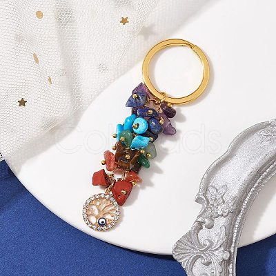 Alloy Enamel Pendant Keychain KEYC-JKC00699-01-1