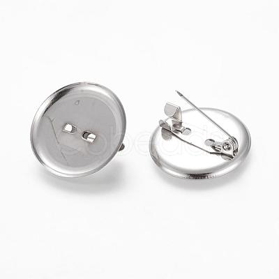 Iron Brooch Findings E04IY-P-1