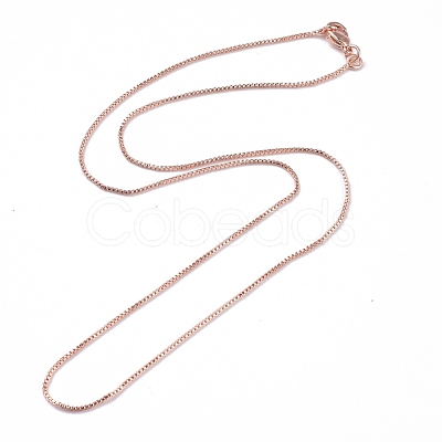 Brass Venetian Chain NJEW-E151-02RG-1