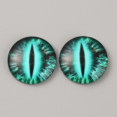 Luminous Self Adhesive Glass Eyes Cabochons DIY-WH0304-941C-29-1