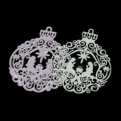 Frame Metal Cutting Dies Stencils DIY-O006-12-1