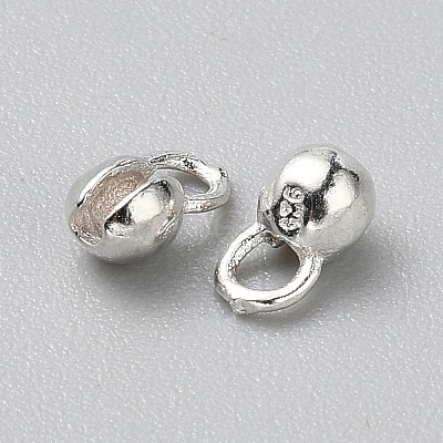 925 Sterling Silver Bead Tips STER-WH0004-048B-1