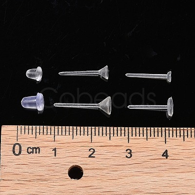 Plastic Stud Earring Findings KY-PH0007-25-1