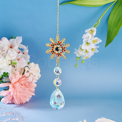 1Pc Alloy Wind Chime Ornament HJEW-TADJ0001-07C-1