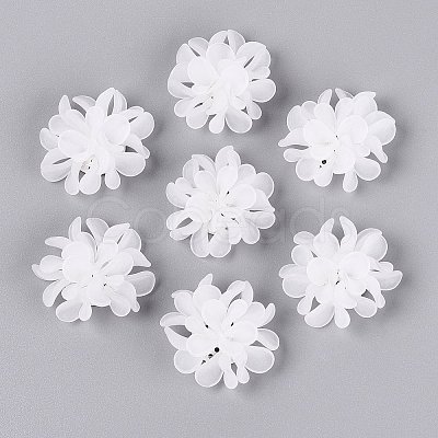 Frosted Transparent Acrylic Cabochons AC-N177-01B-01-1