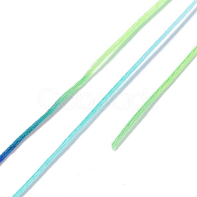 Segment Dyed Nylon Rattail Satin Cords NWIR-A008-01K-1