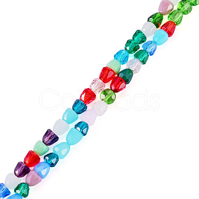 1 Starnd Mixed Styles Glass Beads Strands EGLA-TADJ0001-08-1