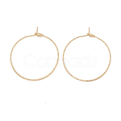Ion Plating(IP) 316 Surgical Stainless Steel Hoop Earrings Findings STAS-D183-02G-02-1